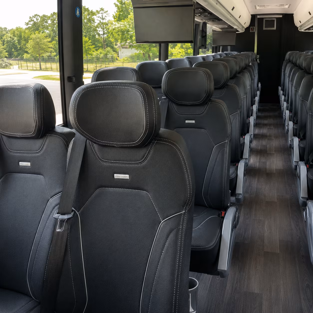 largo charter bus interior gallery